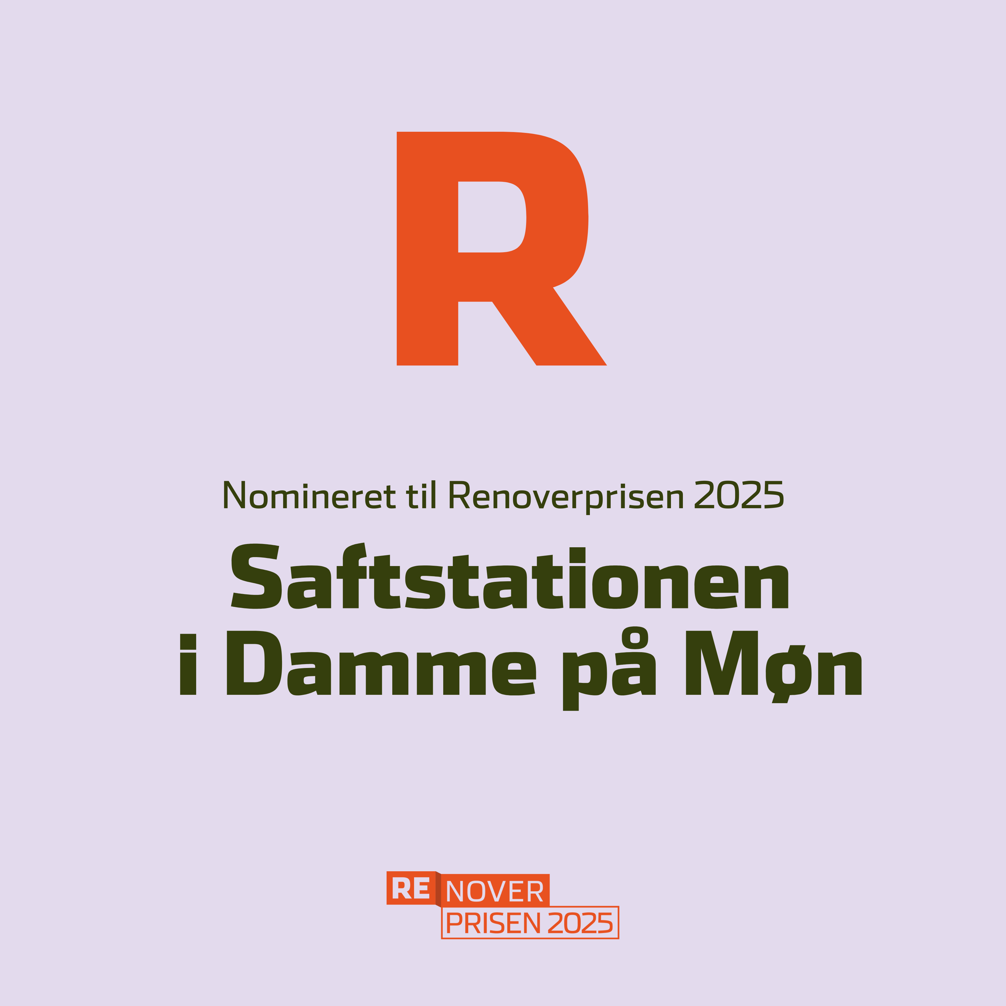 Saftstationen er nomineret til Renoverprisen 2025